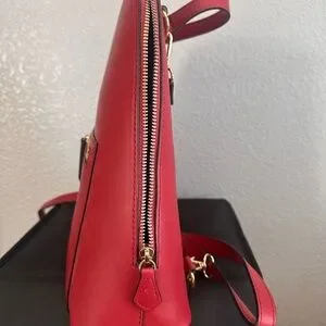 Neiman Marcus | Bags | Neiman Marcus Red Modern Leather 